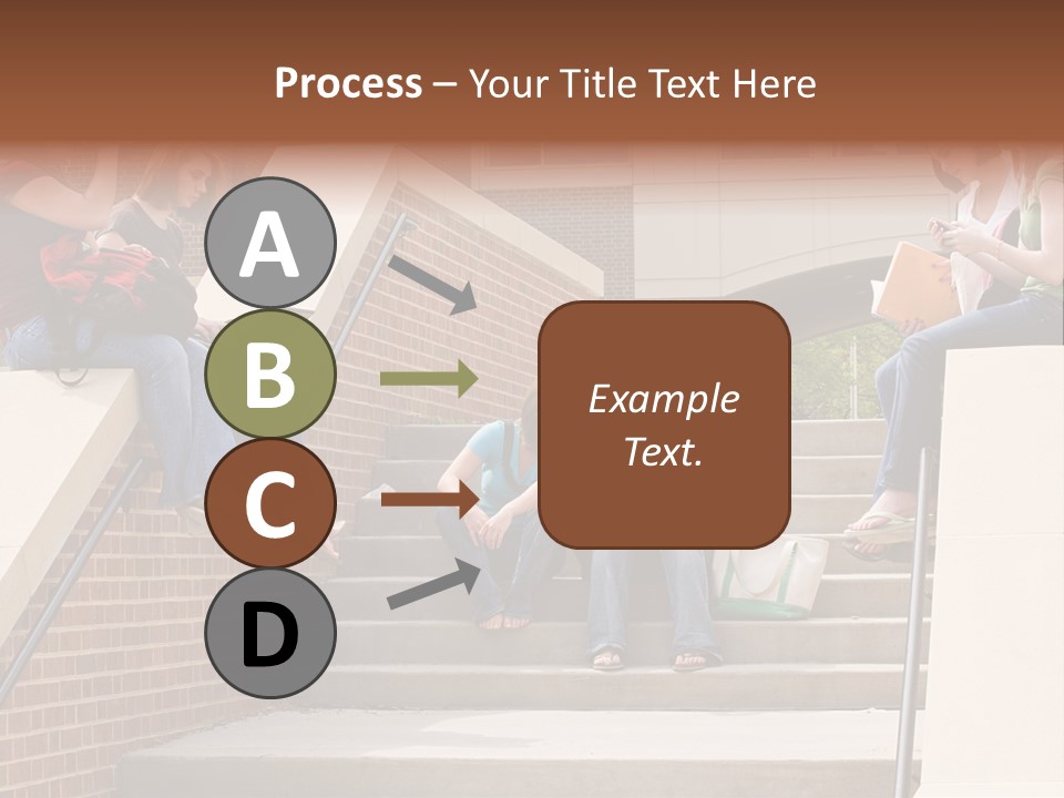 Teen Laptop Studying PowerPoint Template
