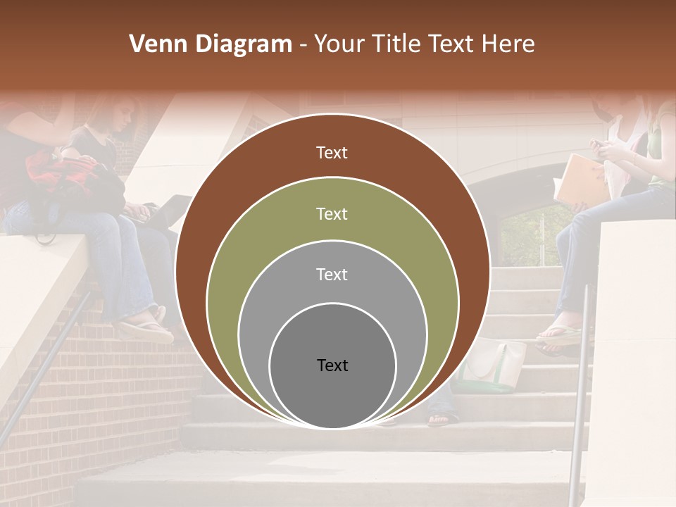 Teen Laptop Studying PowerPoint Template