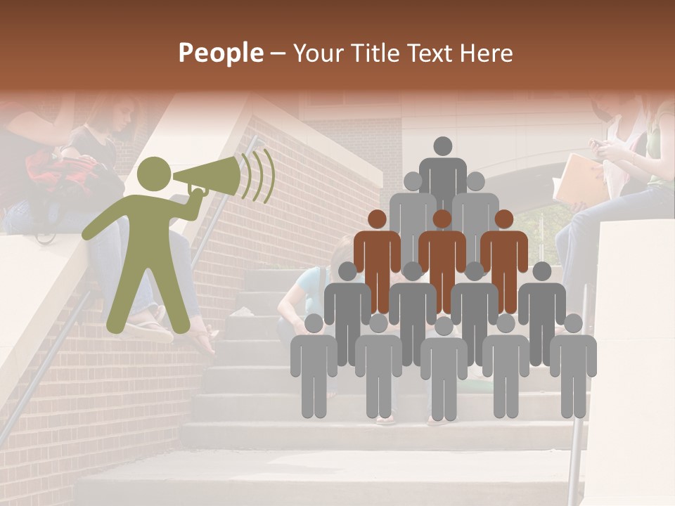 Teen Laptop Studying PowerPoint Template