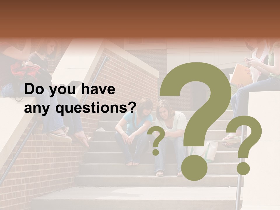 Teen Laptop Studying PowerPoint Template