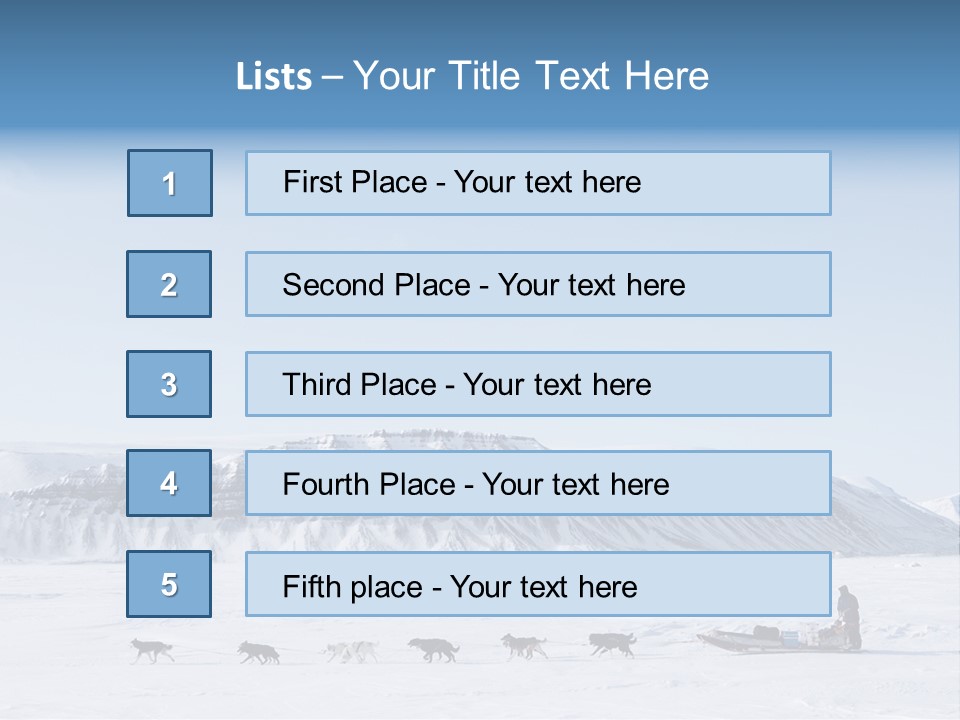 Island Panorama Nature PowerPoint Template