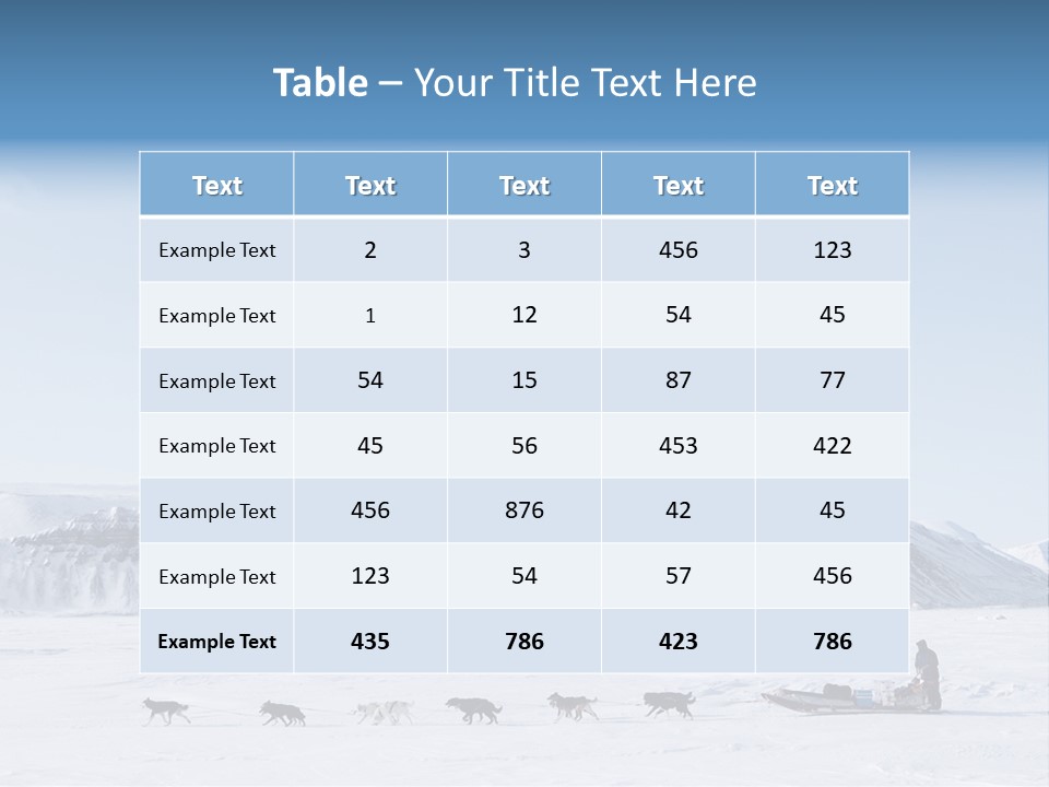 Island Panorama Nature PowerPoint Template
