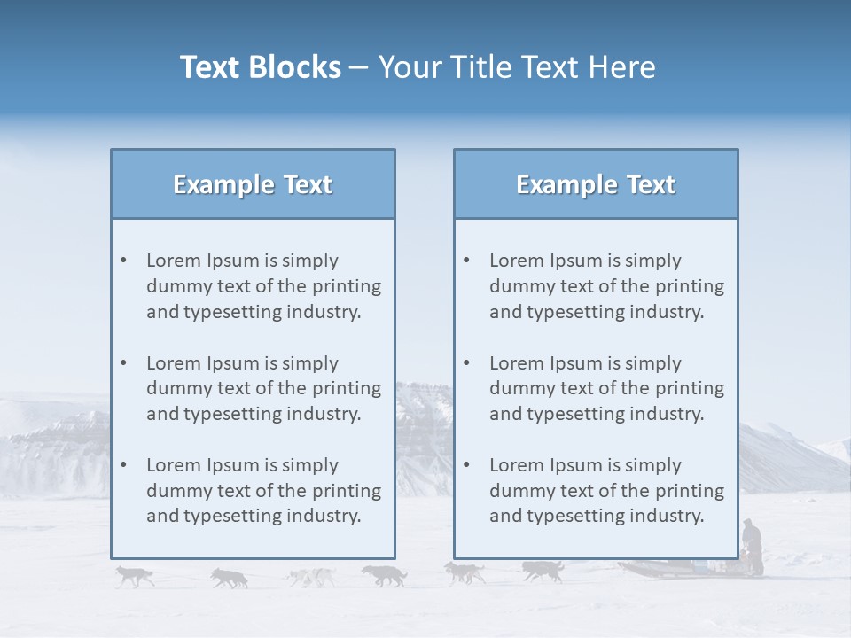 Island Panorama Nature PowerPoint Template