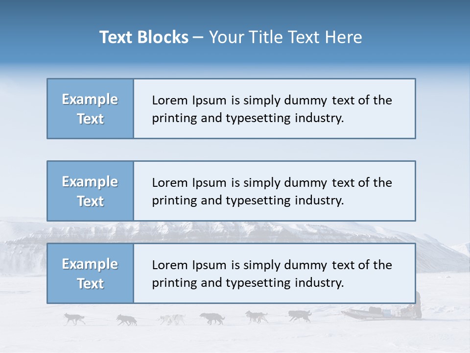 Island Panorama Nature PowerPoint Template
