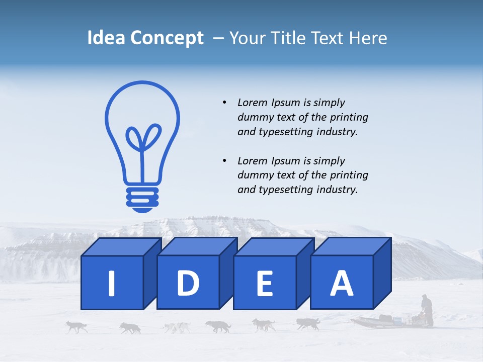 Island Panorama Nature PowerPoint Template