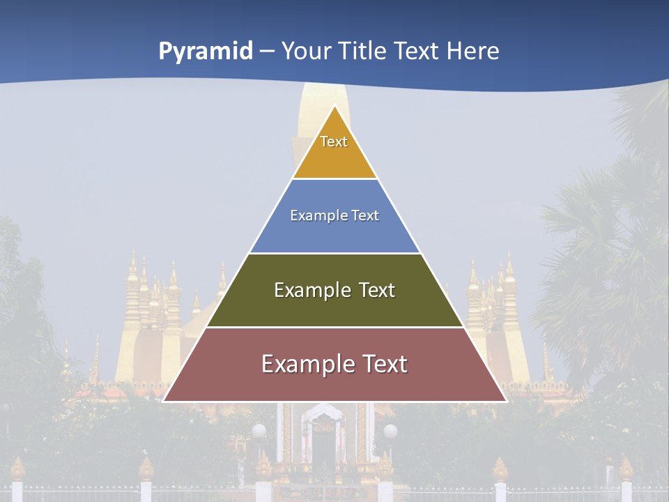 Stupa Plant Laos PowerPoint Template