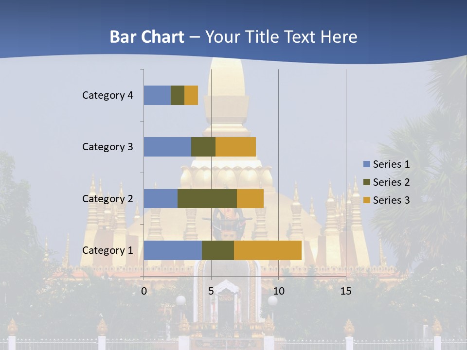 Stupa Plant Laos PowerPoint Template