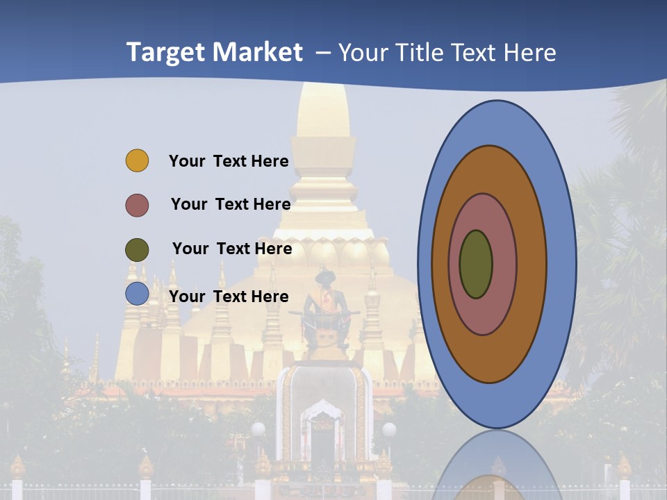 Stupa Plant Laos PowerPoint Template