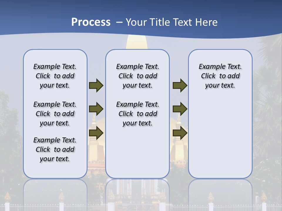 Stupa Plant Laos PowerPoint Template