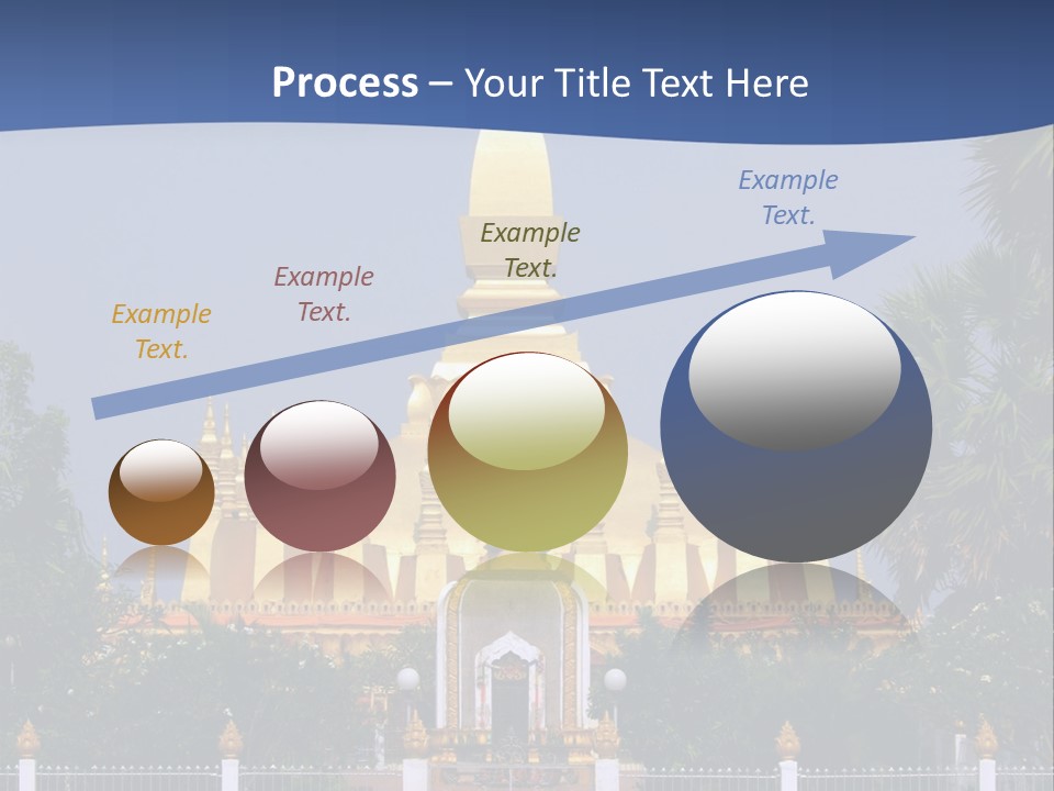 Stupa Plant Laos PowerPoint Template