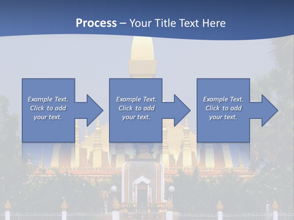 Stupa Plant Laos PowerPoint Template