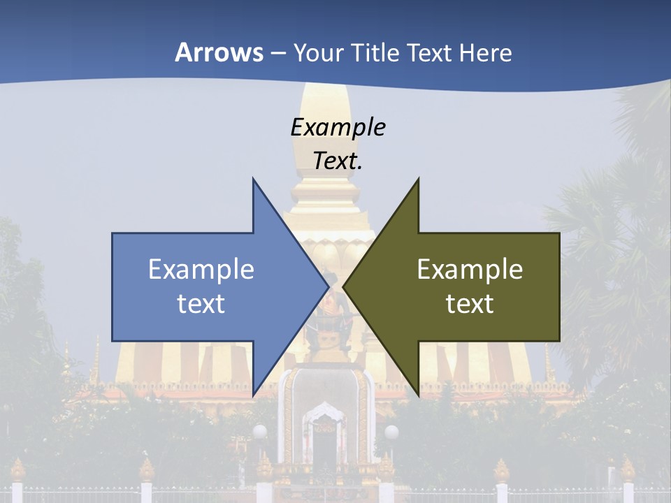 Stupa Plant Laos PowerPoint Template