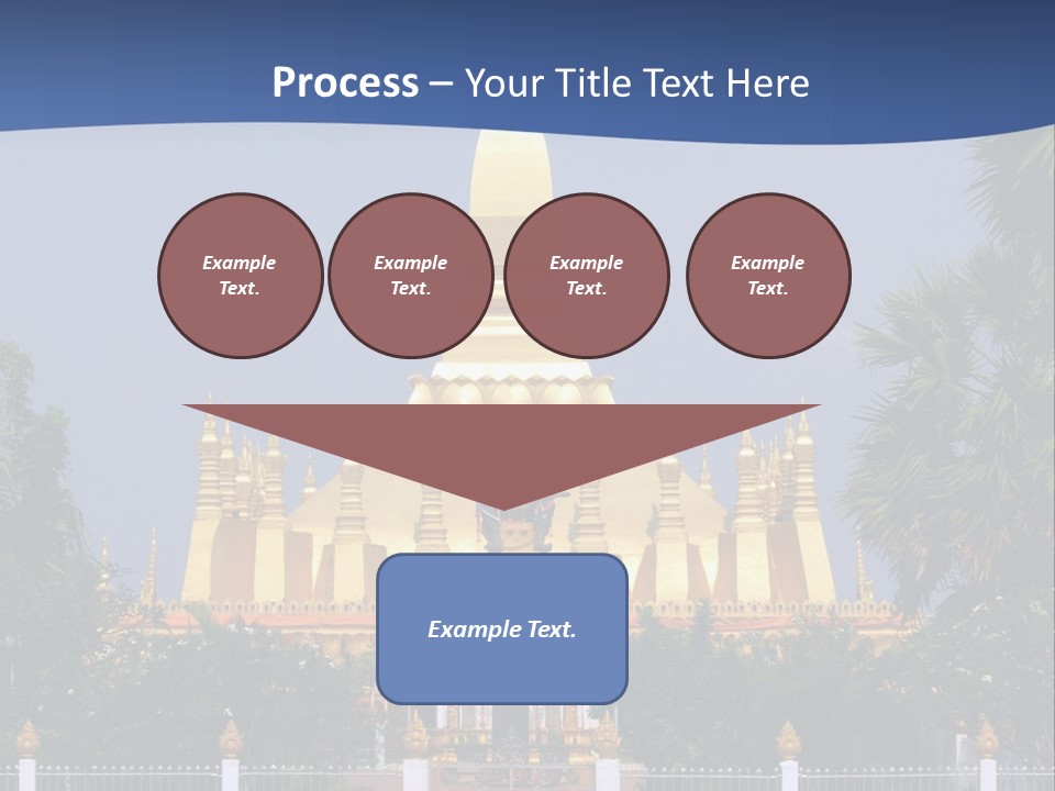 Stupa Plant Laos PowerPoint Template