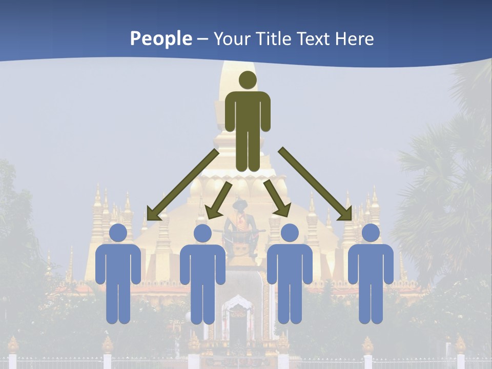 Stupa Plant Laos PowerPoint Template