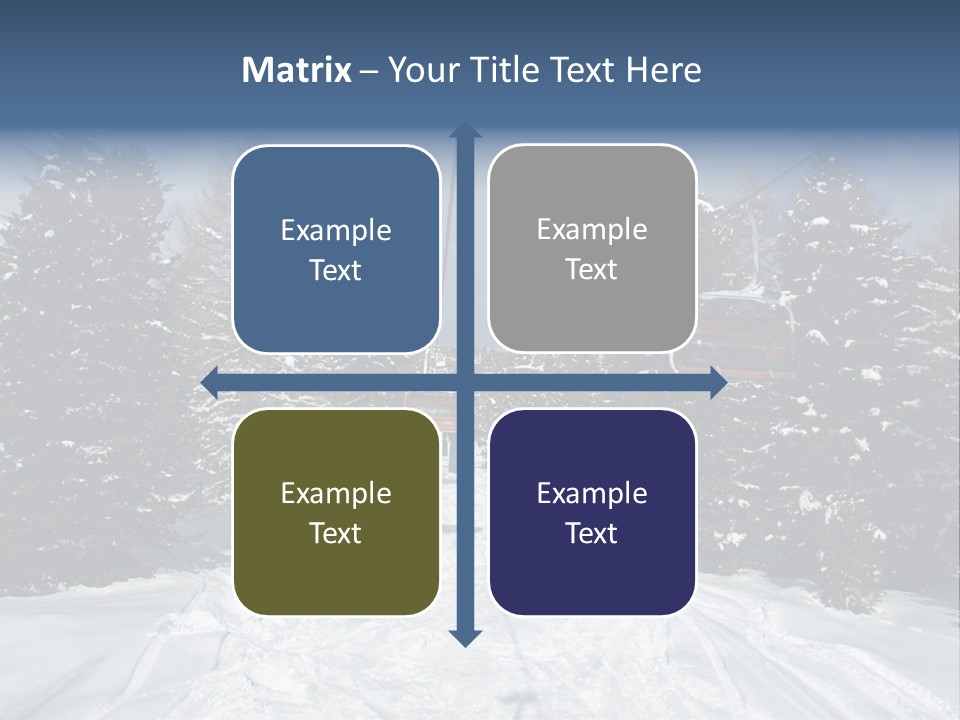 Outdoors Alba Skier PowerPoint Template