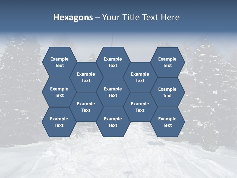 Outdoors Alba Skier PowerPoint Template