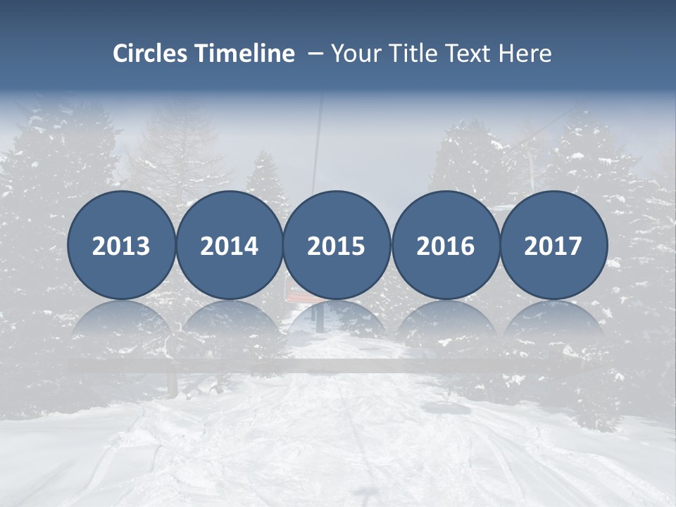 Outdoors Alba Skier PowerPoint Template