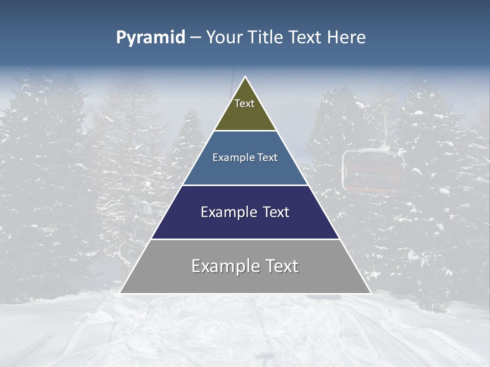 Outdoors Alba Skier PowerPoint Template