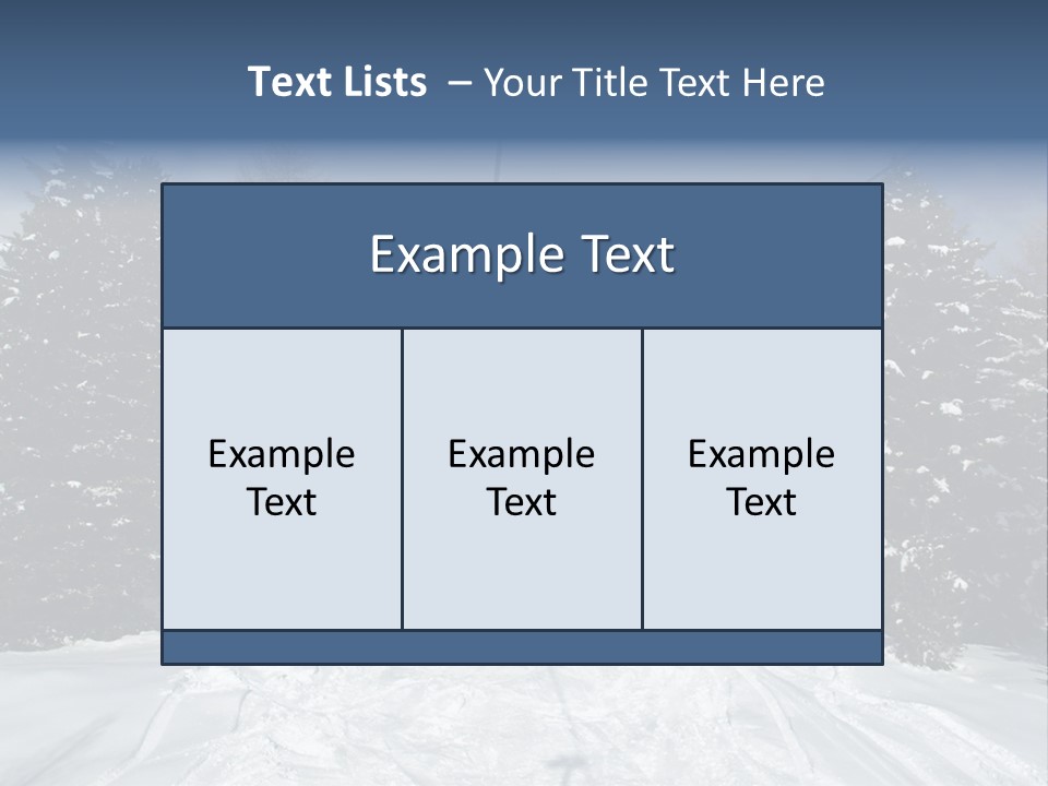 Outdoors Alba Skier PowerPoint Template