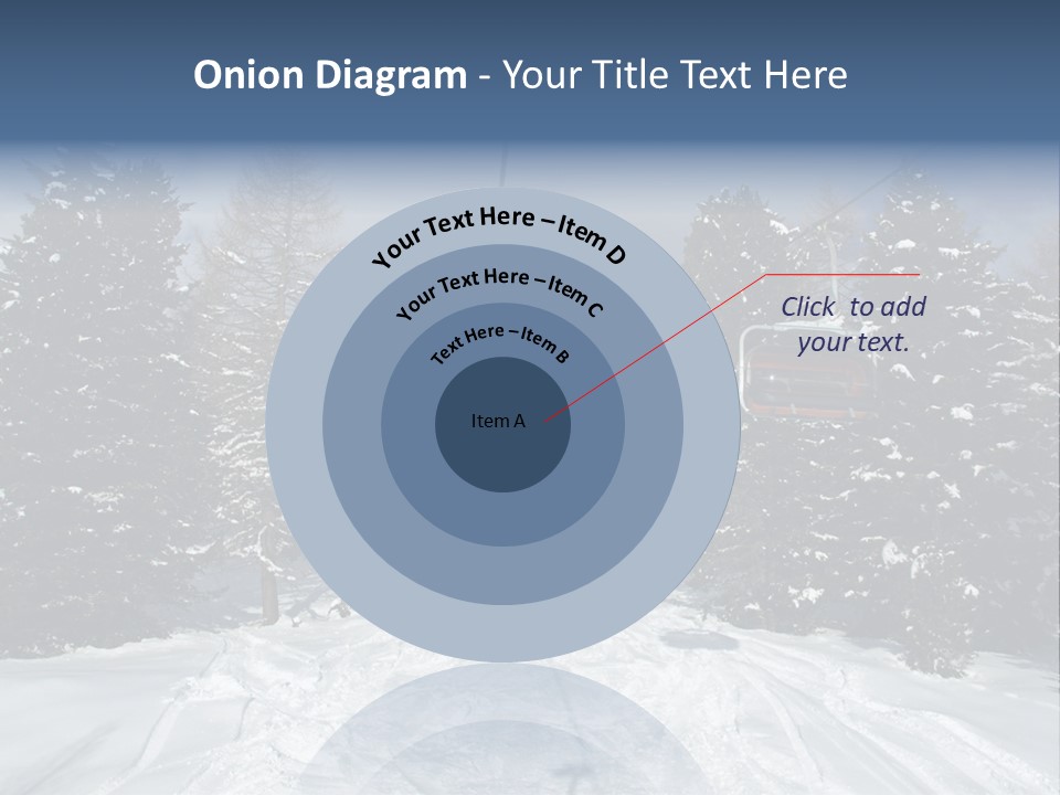 Outdoors Alba Skier PowerPoint Template