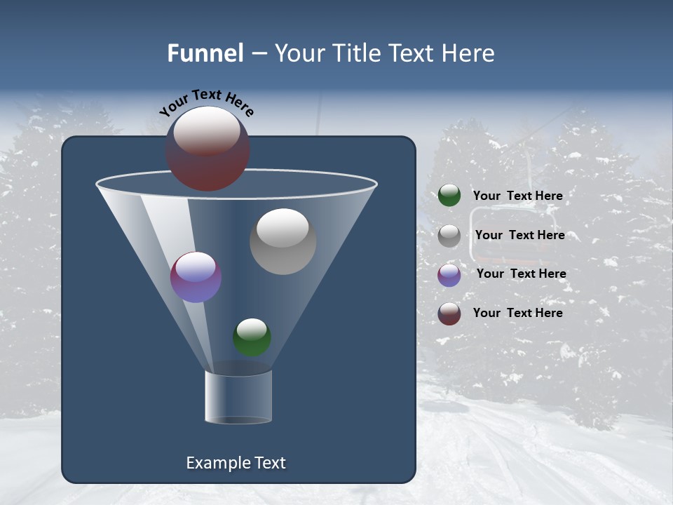 Outdoors Alba Skier PowerPoint Template