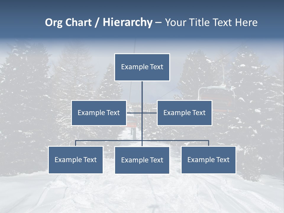 Outdoors Alba Skier PowerPoint Template
