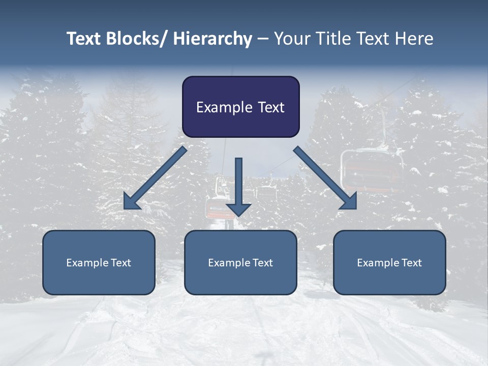 Outdoors Alba Skier PowerPoint Template