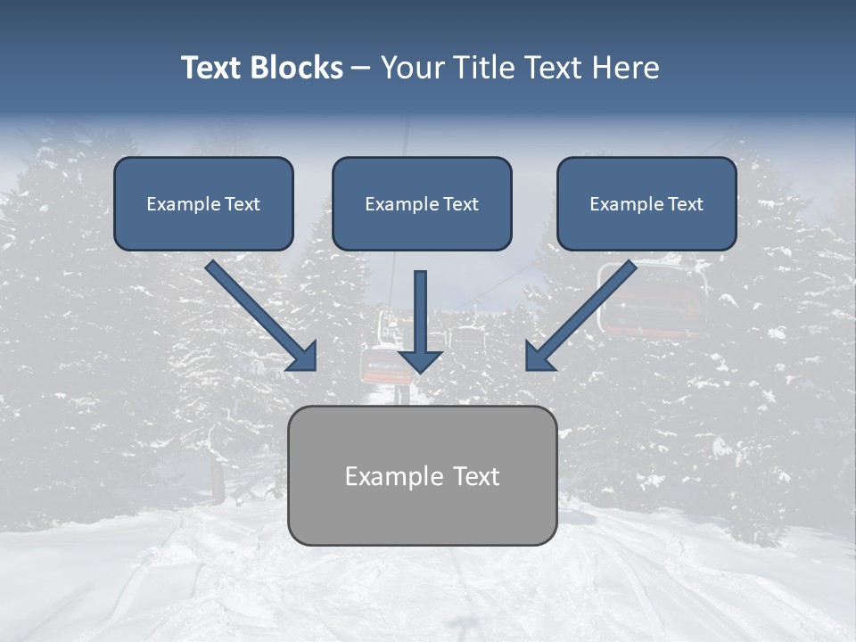 Outdoors Alba Skier PowerPoint Template