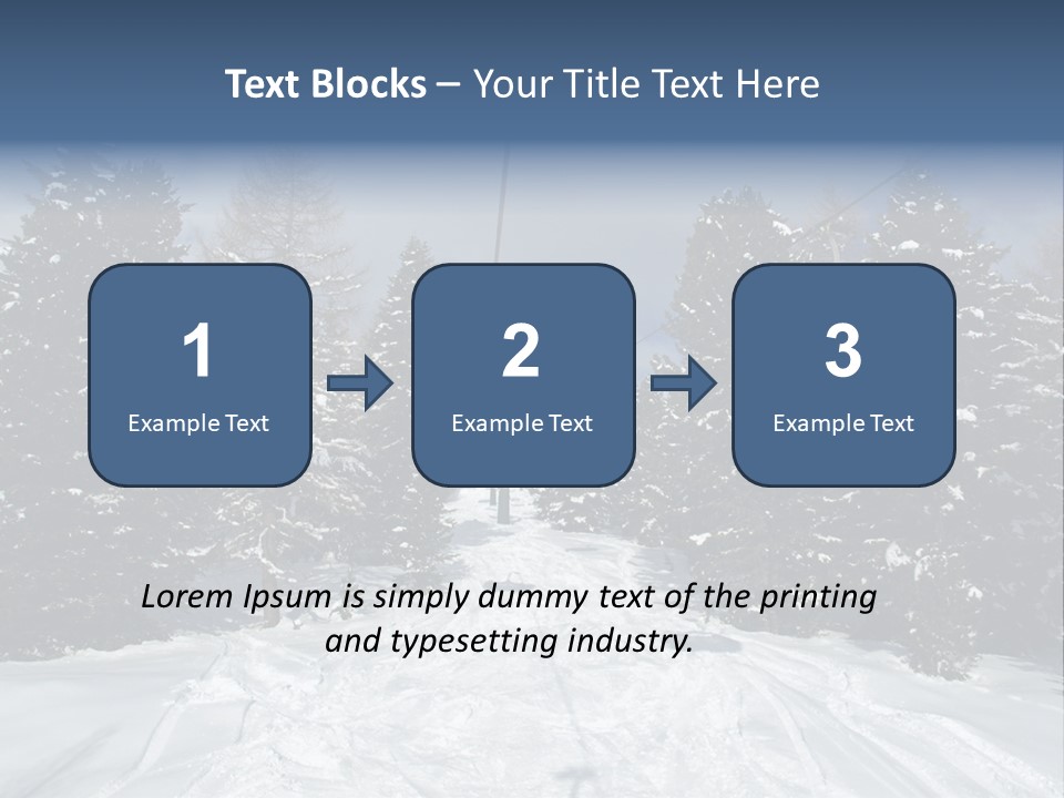 Outdoors Alba Skier PowerPoint Template