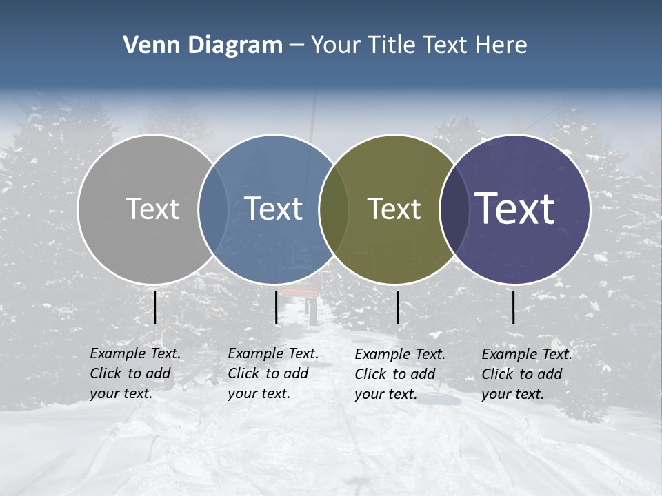 Outdoors Alba Skier PowerPoint Template