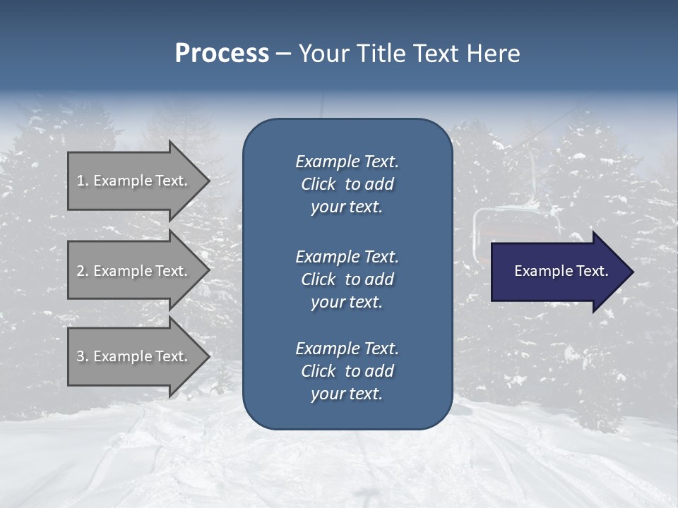 Outdoors Alba Skier PowerPoint Template
