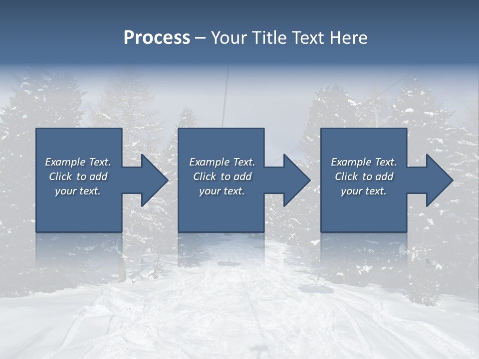 Outdoors Alba Skier PowerPoint Template