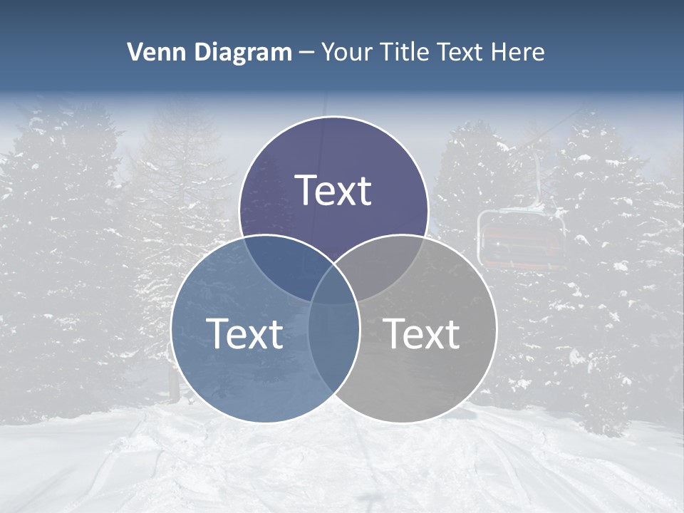 Outdoors Alba Skier PowerPoint Template