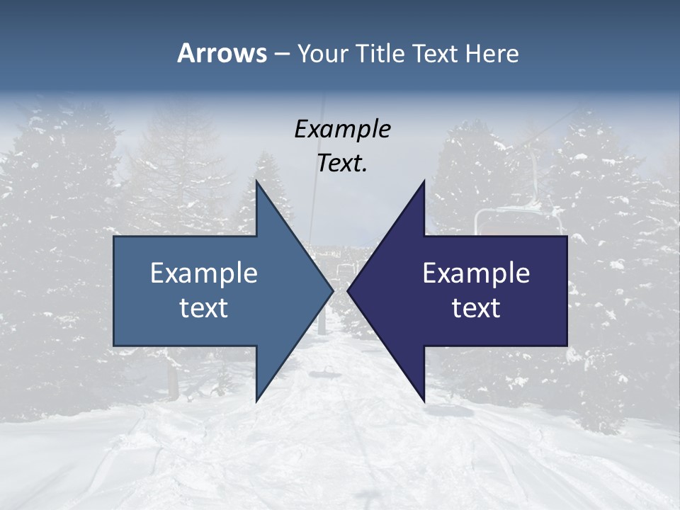 Outdoors Alba Skier PowerPoint Template