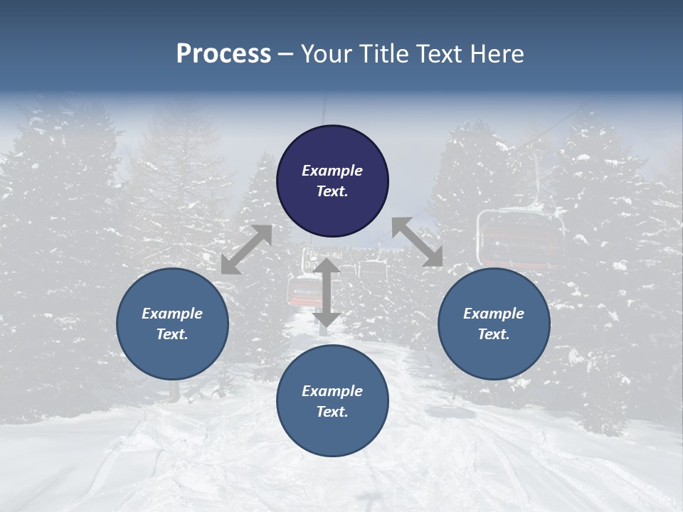 Outdoors Alba Skier PowerPoint Template