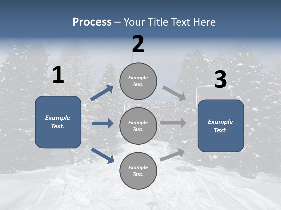 Outdoors Alba Skier PowerPoint Template