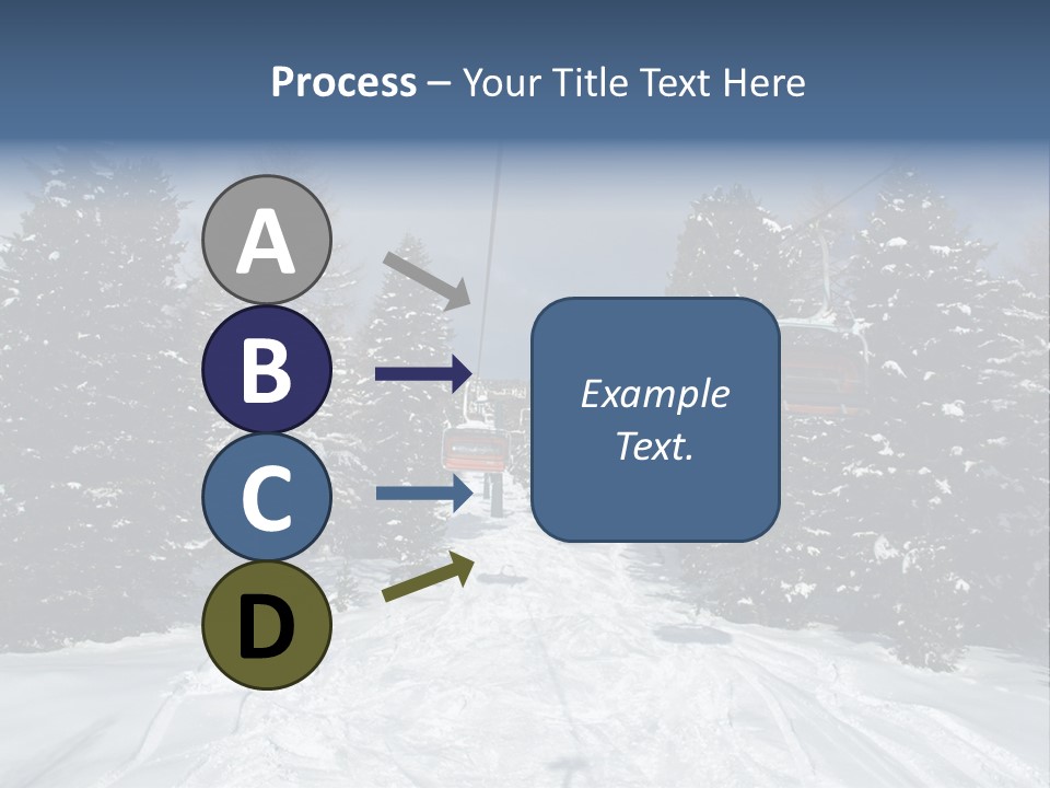Outdoors Alba Skier PowerPoint Template