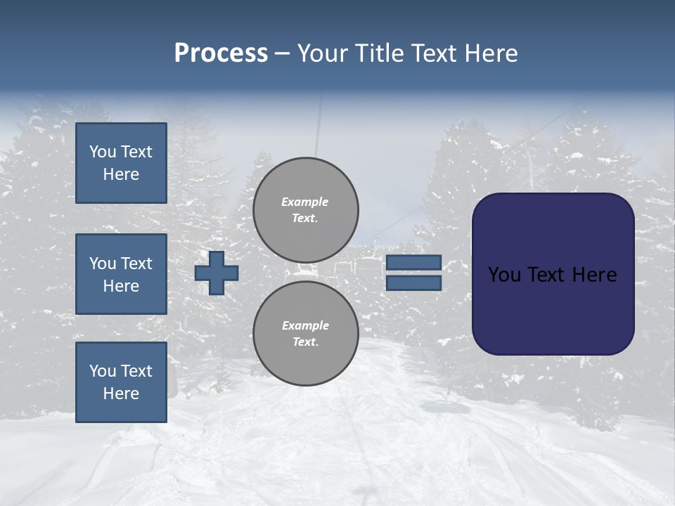 Outdoors Alba Skier PowerPoint Template