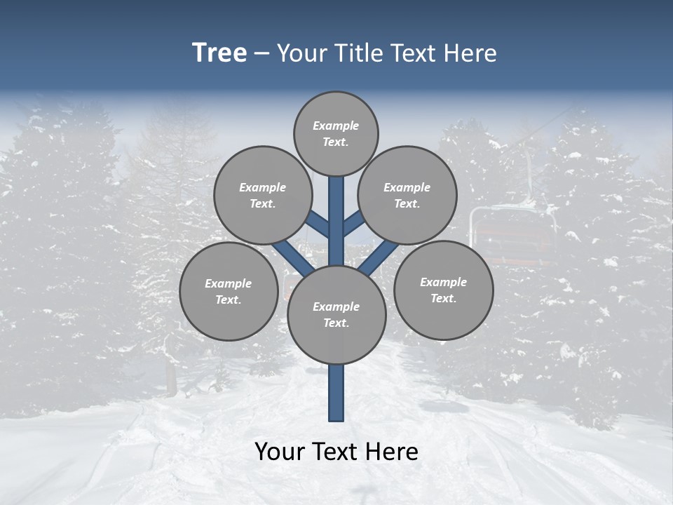 Outdoors Alba Skier PowerPoint Template