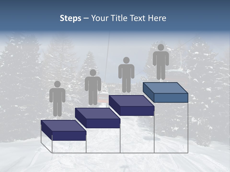 Outdoors Alba Skier PowerPoint Template