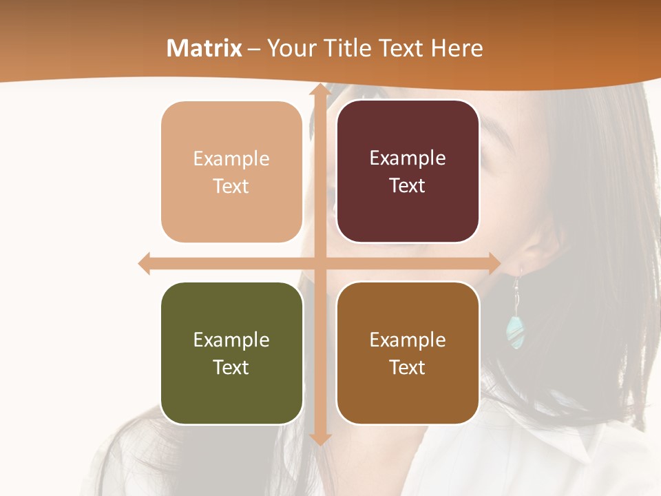 Eyes Entrepreneur Background PowerPoint Template