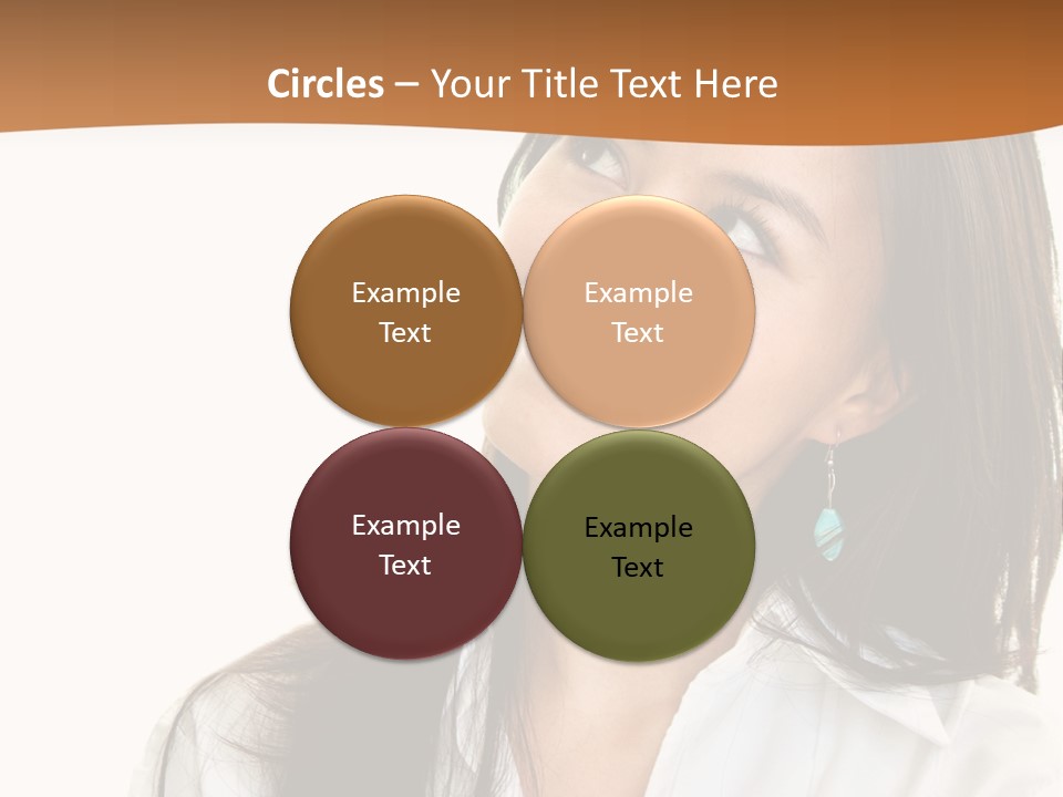 Eyes Entrepreneur Background PowerPoint Template