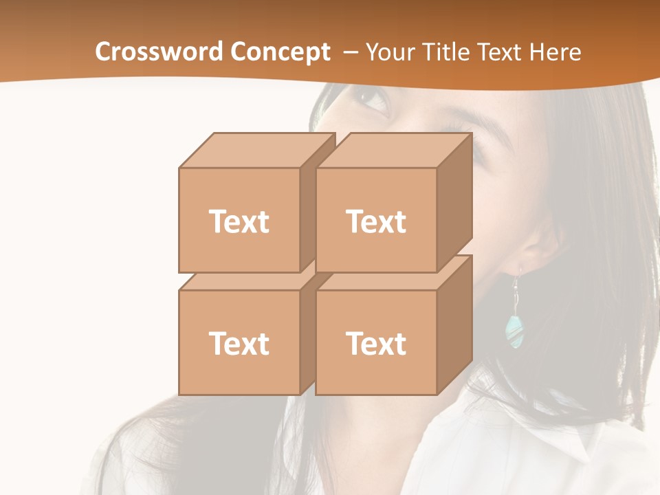 Eyes Entrepreneur Background PowerPoint Template