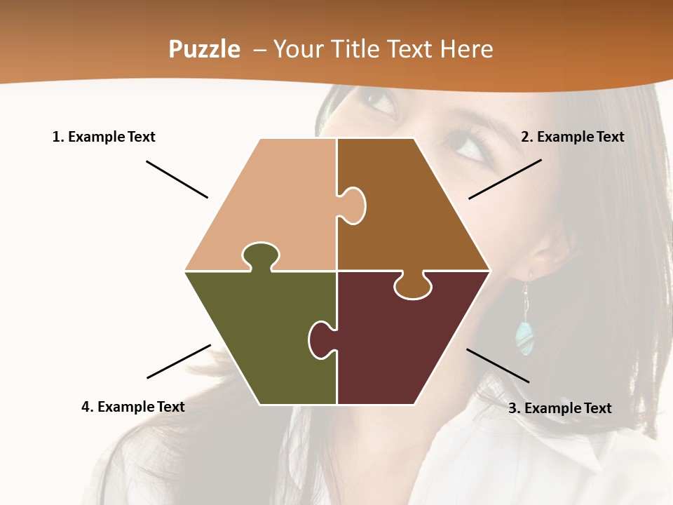 Eyes Entrepreneur Background PowerPoint Template