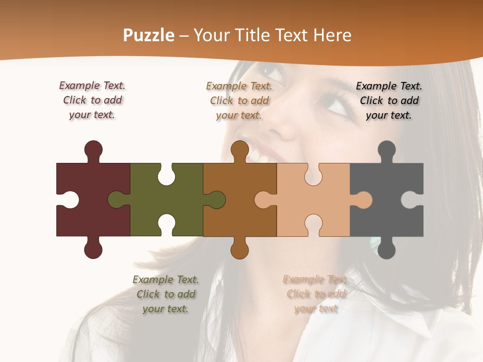 Eyes Entrepreneur Background PowerPoint Template