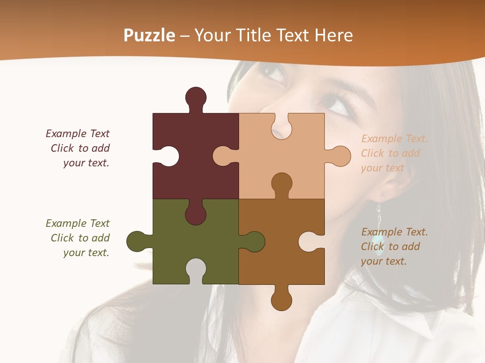 Eyes Entrepreneur Background PowerPoint Template