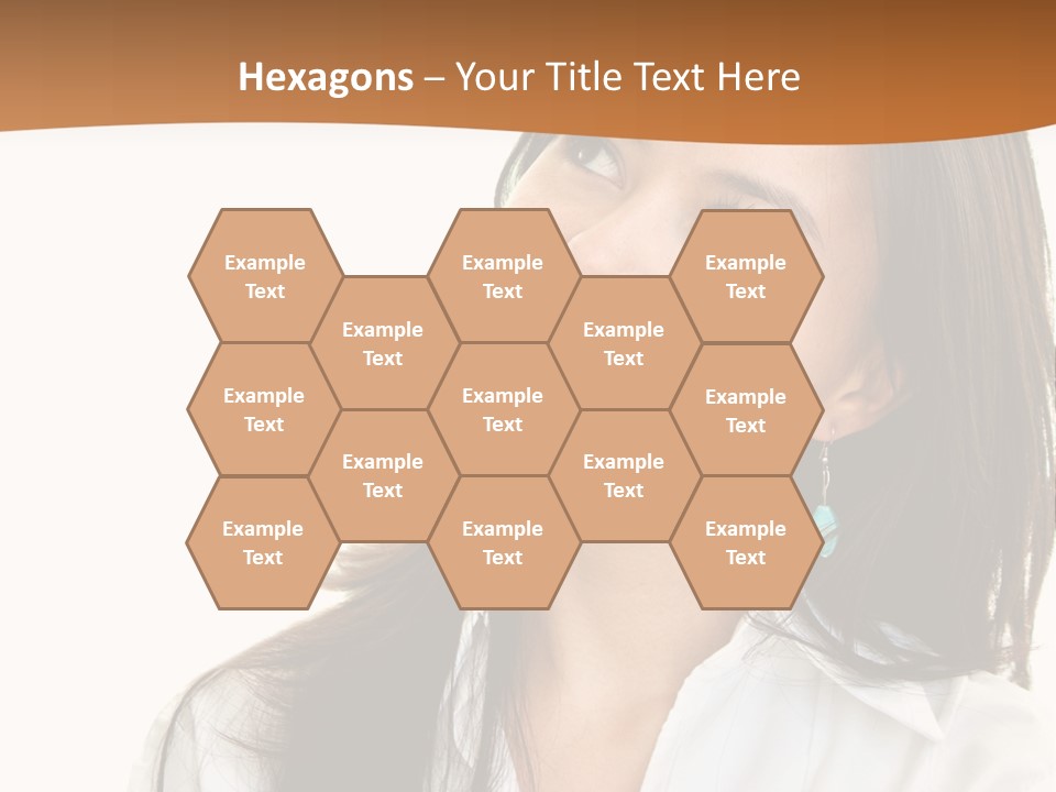 Eyes Entrepreneur Background PowerPoint Template