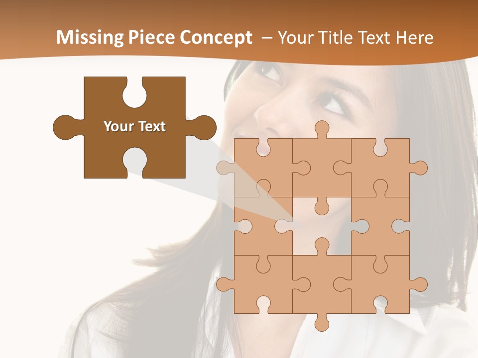 Eyes Entrepreneur Background PowerPoint Template