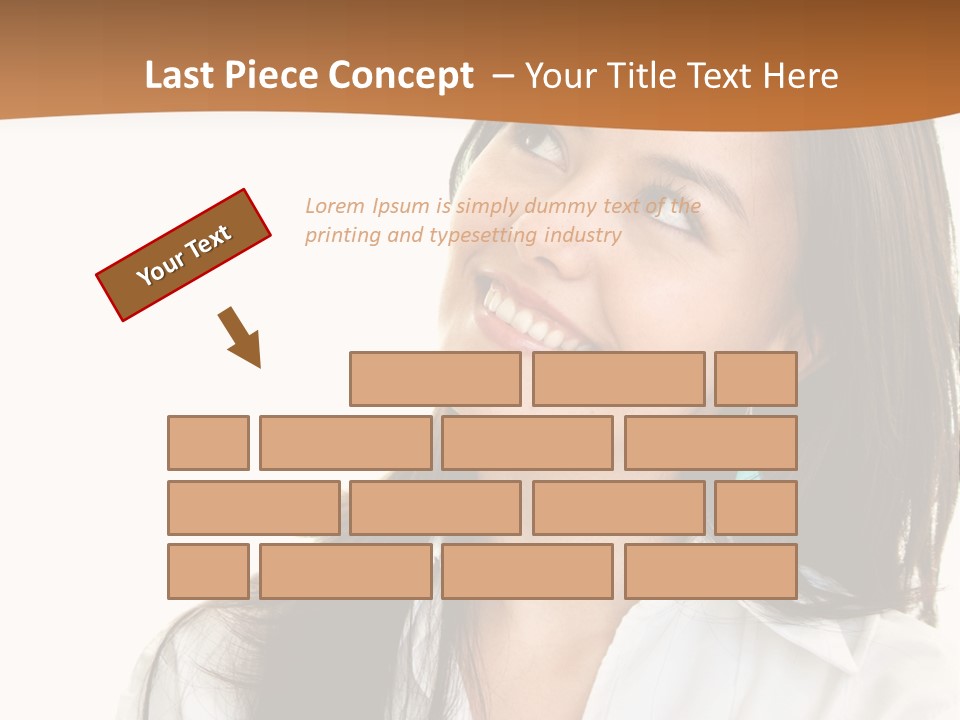 Eyes Entrepreneur Background PowerPoint Template