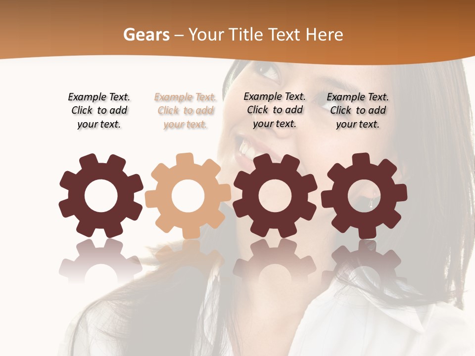 Eyes Entrepreneur Background PowerPoint Template